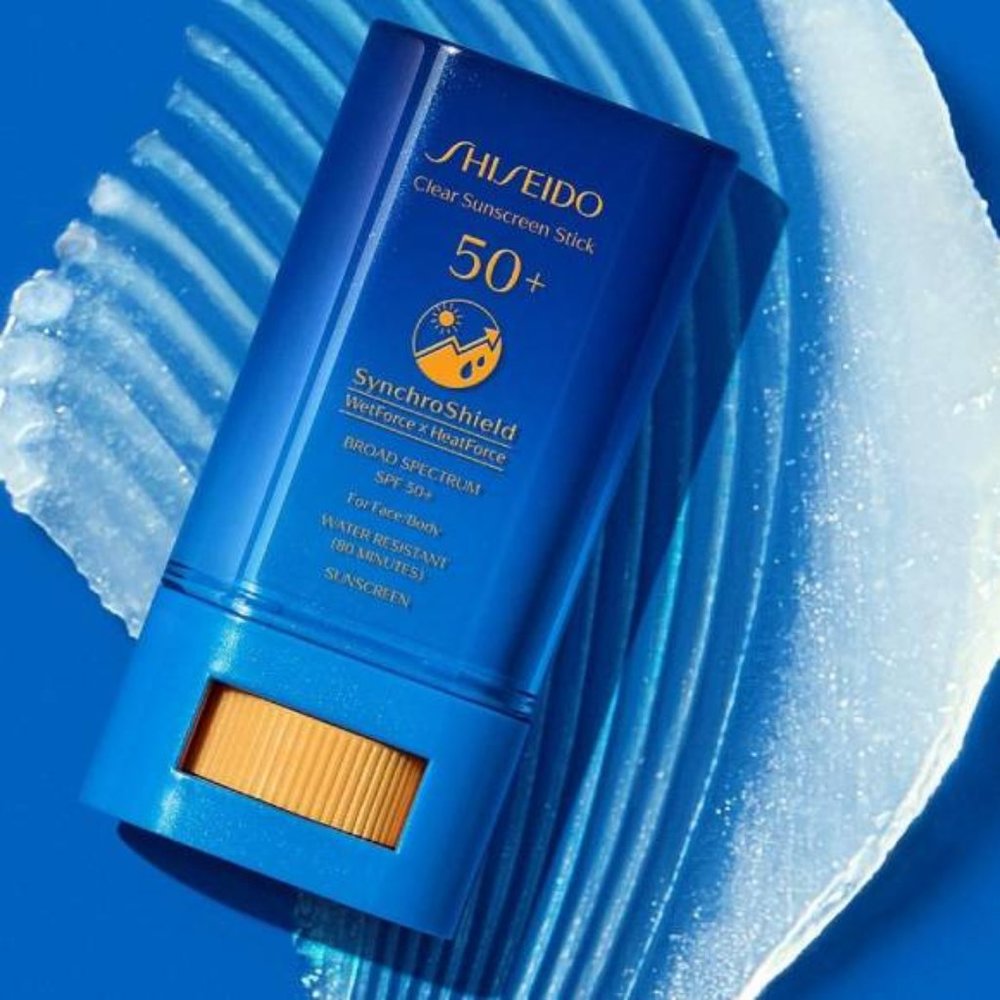 2 x Shiseido Clear Sunscreen Stick SPF 50+